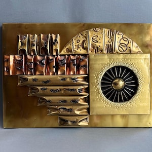 Stephen Chun Brutalist Wall Sculpture - Etsy