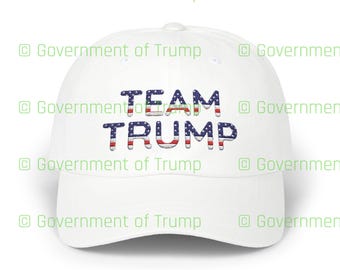 TEAM TRUMP Baseballkappe, Donald Trump Baseballkappe, Donald Trump Sammlerstück, Geschenk für Trump Anhänger, verstellbarer Hut