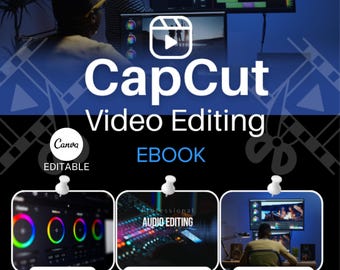 CapCut Video Editing eBook: Canva Editable PLR Guide (18 Pages)