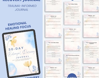 30-Day Betrayal Recovery Journal | Trauma-Informed Daily Healing Prompts to Rebuild Self-Trust & Boundaries