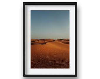 UAE Desert Print – Cinematic Sand Dunes Wall Art, Fine Art Travel Photography