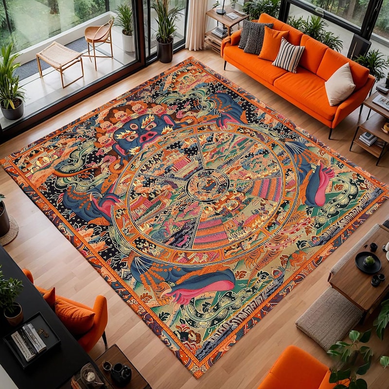 Tibetan Carpet - Etsy