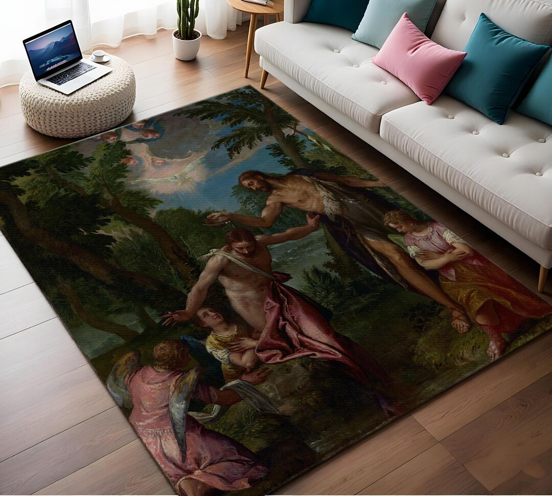 Baptism of Christ by Veronese (paolo Caliari), the Baptism of Christ ...