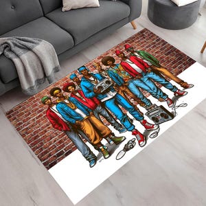 Music Rug,Music Decor, Music Room Rug,Hiphop Rug, Legends Rug, Rappers Rug, Living Room Rug, Area Rug, Gifts For Him,Awesome Rug,Unique Rug,