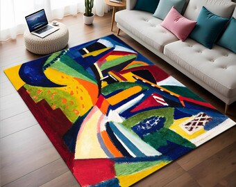 Scheherazade Art Rug by Henry Lyman Sayen: Washable Non-Slip Rug