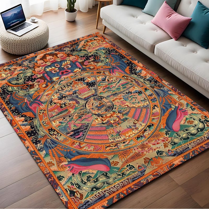 Tibetan Carpet - Etsy