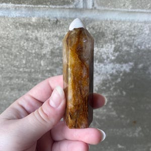 Golden Healer Tower, Crystal Tower, Natural Stone