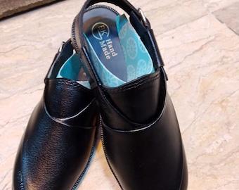 Peschakari Chappal – Handgefertigte Ledersandalen – Pakistanische ethnische Schuhe – Kinder-Traditionelle Schuhe für Hochzeiten & Eid