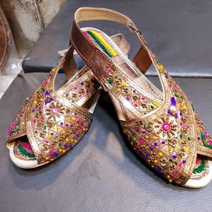 サンダル・ミュール Leather Sandals Insole Embroidery Amazon.com: OMIREL Women's Platform Wedges Flowers