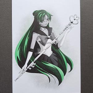 Sailor Pluto Anime Art Print Sailor Moon
