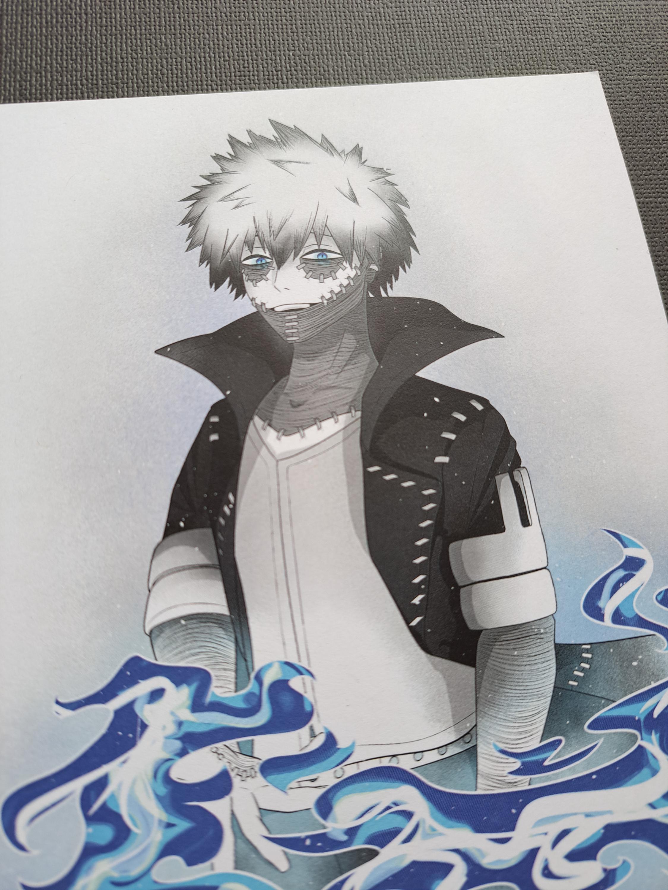 Dabi Anime Art Print My Hero Academia - Etsy
