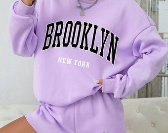 Brooklyn NY-tröja, City Pride, personlig collegetröja