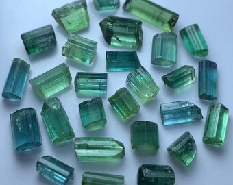 AAA-kvalitets turmalin grov parti 37,45 ct | Afghanistan | Hög fasetteringsgrad