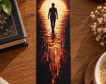 Mystical Bookmark – Sunset Fantasy – 3D Printed Bookmark – Dark Academia – Gift for Book Lovers