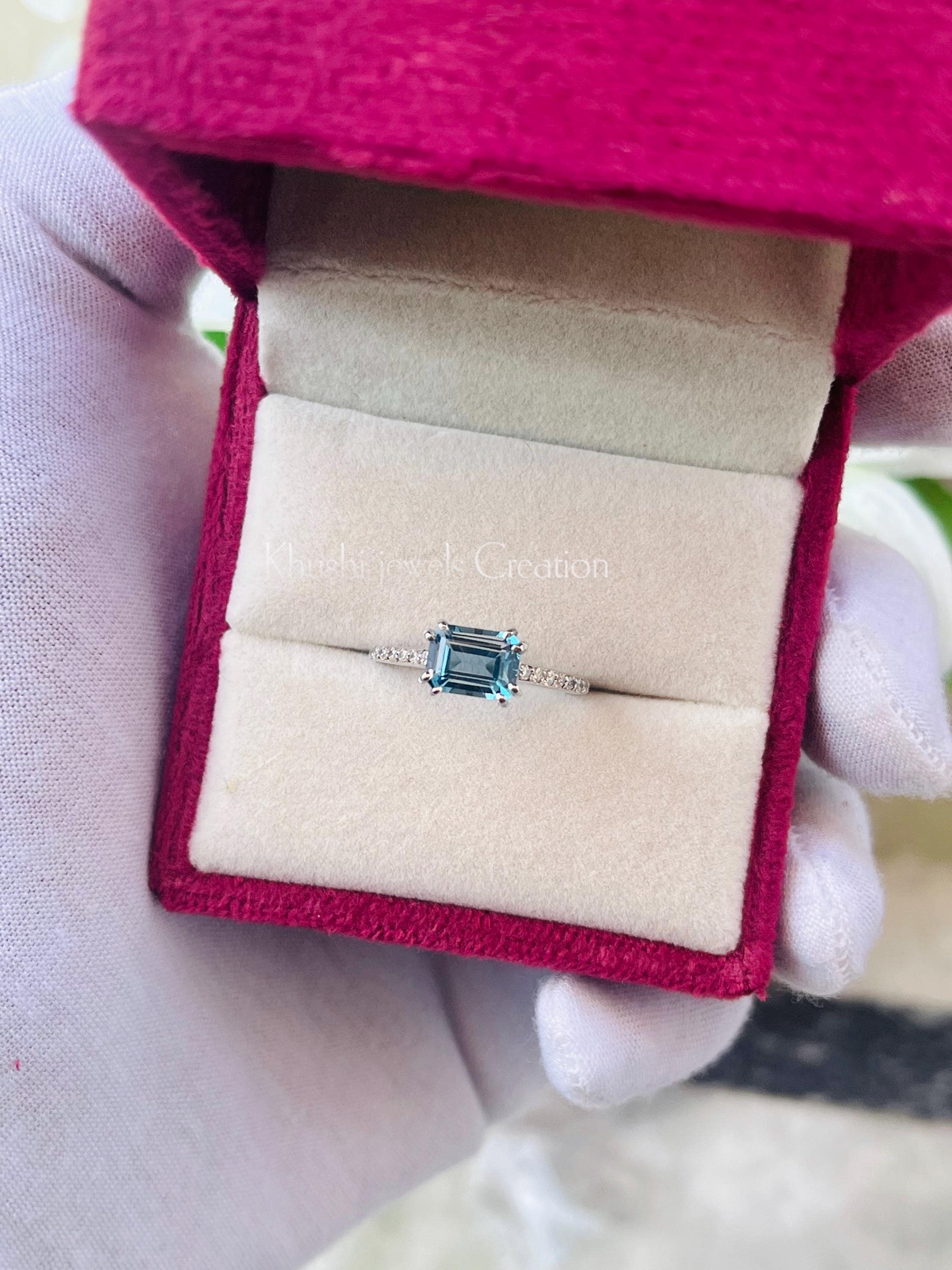 Sterling Silver Emerald Cut Engagement Rings H Samuel Samuel 9ct