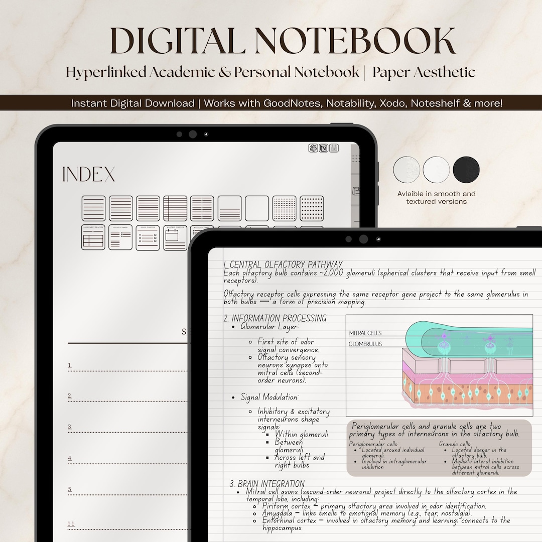 Hyperlinked Digital Notebook: Academic Planner, Assignment Tracker ...