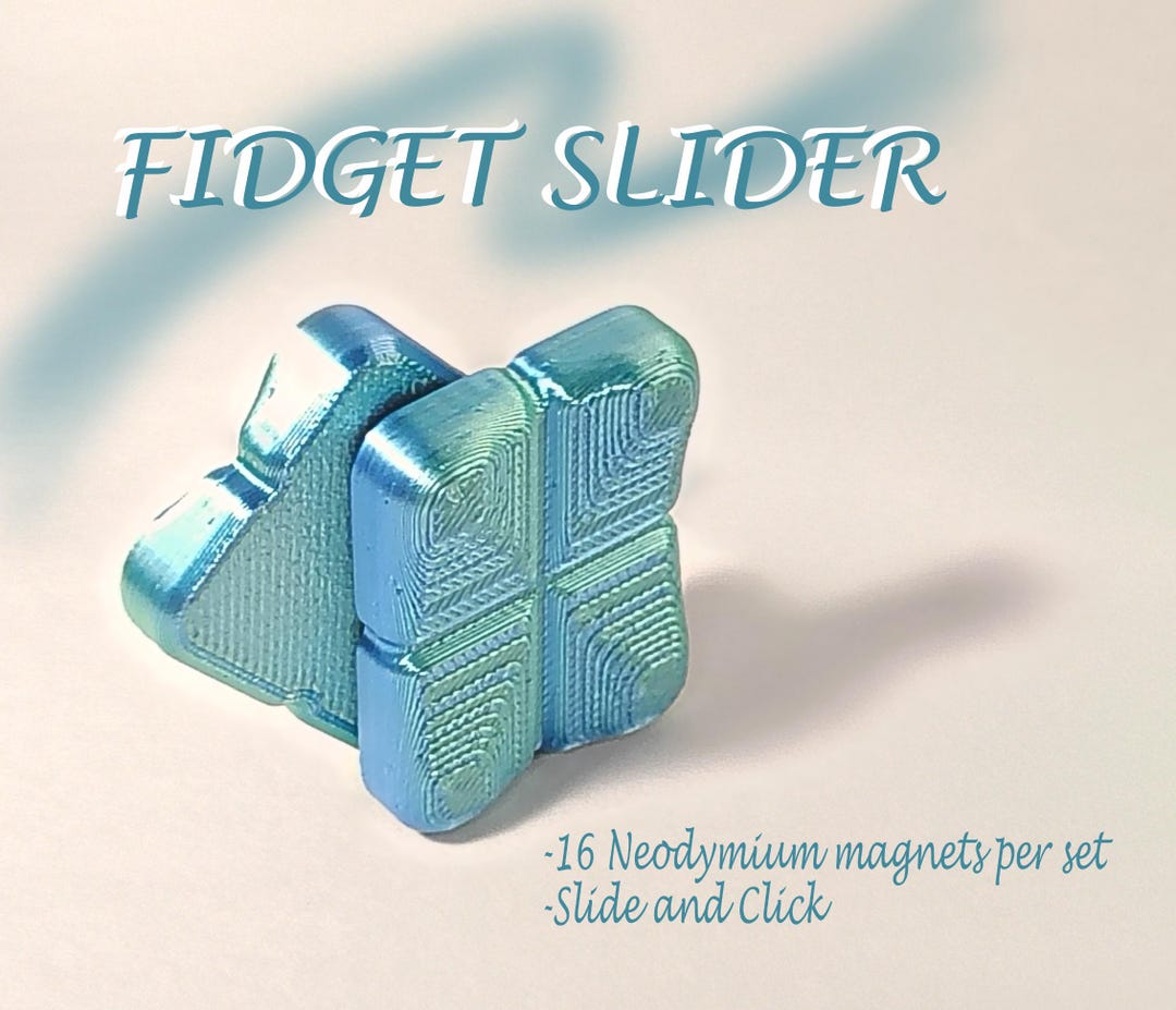 Magic Slide Fidget Magnetic Slider Fidget Toy, Skill Toy, Stress Relief, Pocket Gadget ...