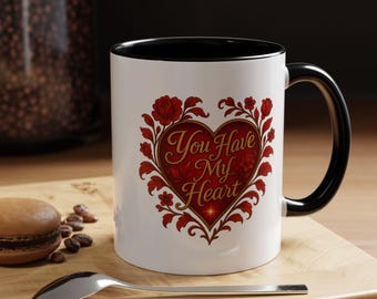 Heart Mug - Romantic Valentine's Day Gift