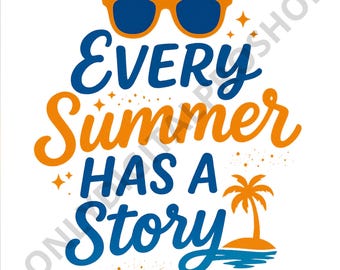 Summer Vibes PNG – Retro Sunglasses, Palm Tree Design (Digital Download)