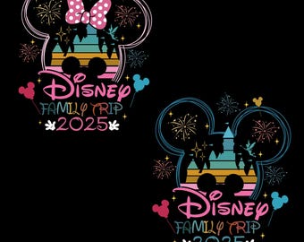 Disney castle 2025-2026 Png, Disney trip 2025-2026 PNG, Disney vacation png, Family Vacation Png, Magic Kingdom Png,Family Squad Png