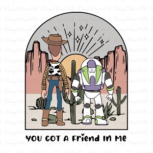 You Got A Friend In Me Svg Png, Toy Story SVG, Andy Woody Buzz Lightyear SVG, Friendship Svg, Magical Kingdom Svg,Family Vacation Svg image 5
