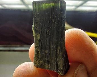 Green Cap Tourmaline Crystal - From Stak Nala, Haramosh Mountains, Roundu District, Gilgit-Baltistan, Pakistan