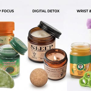 Desk Worker Wellness Gift Box | Deep Focus, Digital Detox, Wrist Grip Care Package