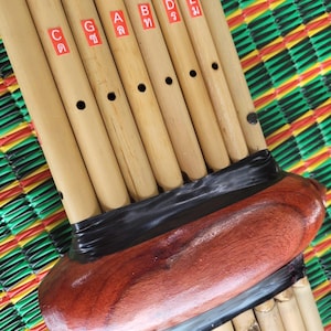 Authentic Golden Tongue Khaen – Handcrafted Thai Bamboo Mouth Organ, AM Sound, Custom-Made, Learning Guide & Storage Cloth Included