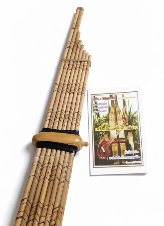 Authentische Thai Khaen Bambus Mundharmonika | 16-Rohr-Instrument ,  Silber-Stimmzungen (Am, Dm, Em) - Etsy.de