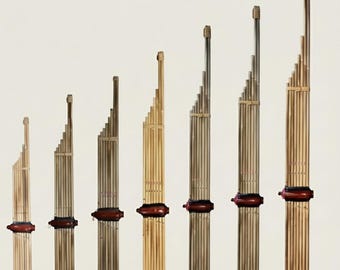 Handmade Thai Khaen Bamboo Mouth Organ | Professional Silver Reeds (Learning Guide Included)