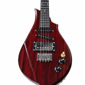 Laúd eléctrico tailandés Phin / Madera de teca de 24 trastes, parche Naga desmontable, instrumento folclórico
