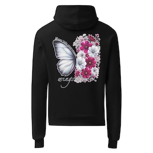 Champion Floralfly Hoodie: Unisex Cotton-Blend Sweatshirt