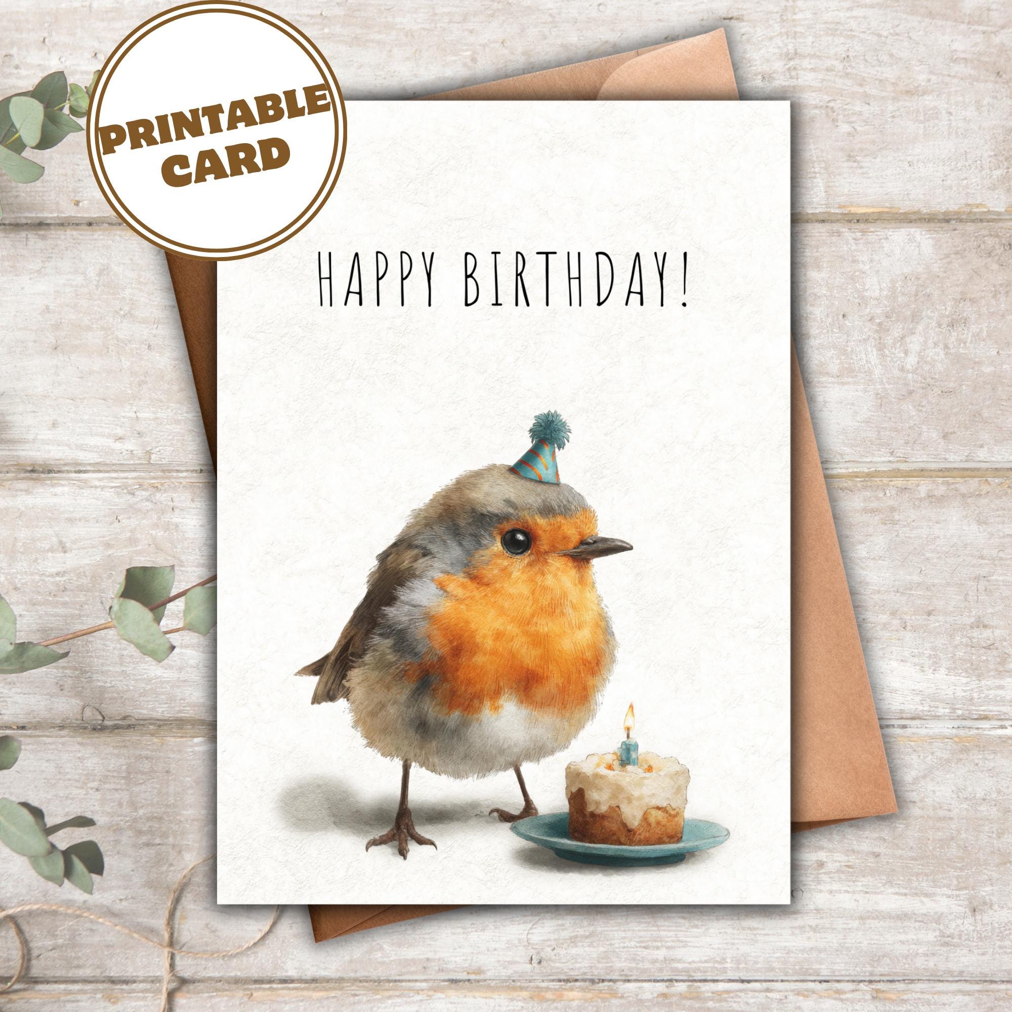 Happy Birthday Robin - Etsy