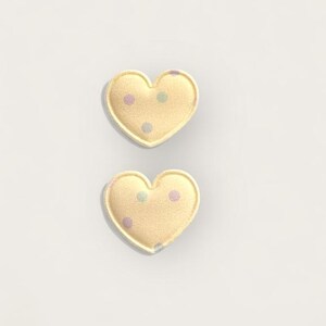 Pastell Herz Haarspangen - 2er-Set Haarspangen | Niedliches Y2K Haar Accessoires für Damen & Mädchen | Kawaii Kokette Geschenk für sie