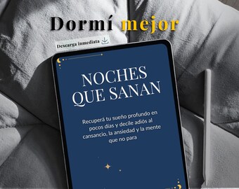 Ebook Noches que Sanan Dormir Mejor en Pocos Días | Solución Insomnio Natural | Descanso Profundo Espanol PDF | Ansiedad Nocturna