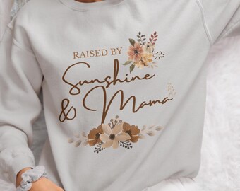 Mom Sweatshirt, Gift for Moms, Mother's Day, Cozy Sweatshirt for Mom, Gift From Daughter, Floral Mom Sweatshirt, Mum Day, Mom Day, Cute Gift