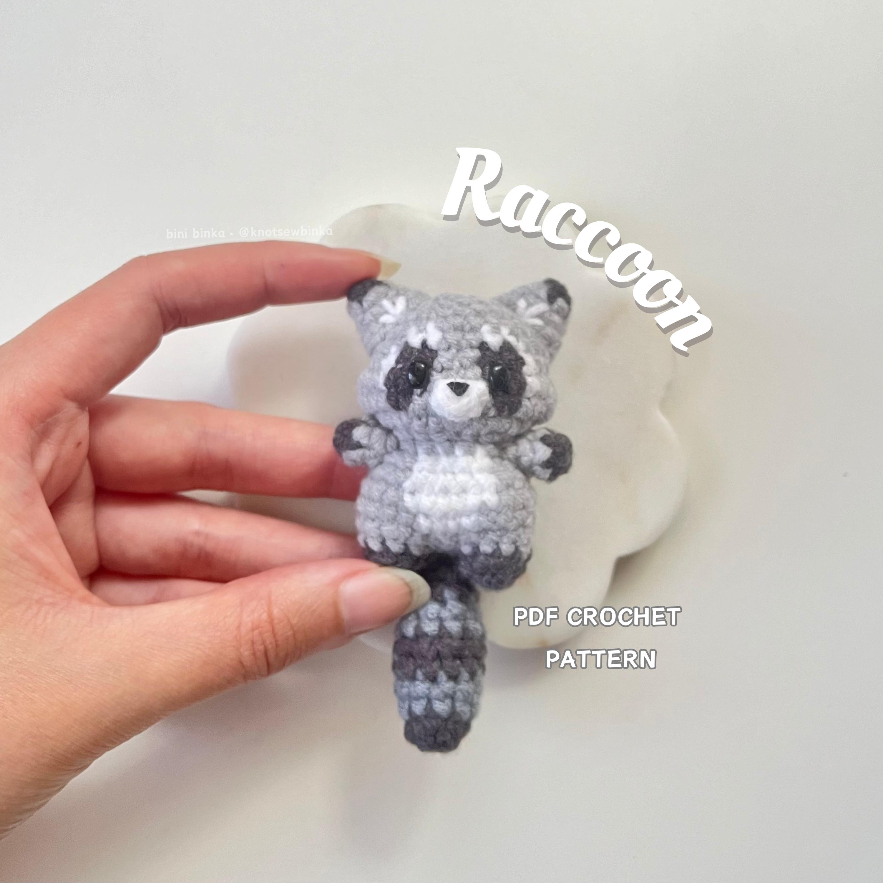 30 Raccoon Crochet Patterns for Woodland Amigurumi, Plushies, and Loveys 23 Low-Sew Raccoon Crochet Pattern PDF
