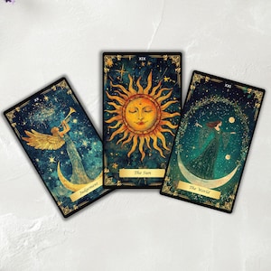 Kosmisches Tarot Kartenspiel • 78 Karten • Mit Tarot Kartenspiel