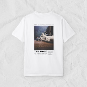 ウルフオブウォール・ストリート　Tシャツ　当時物 映画ウルフ・オブ・ウォールストリート　白　Tシャツ