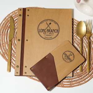 Niestandardowa tablica menu, etui na menu, uchwyt na menu do listy win, okładka na menu napojów, okładka na menu, spersonalizowany uchwyt na menu z wytłoczonym logo,