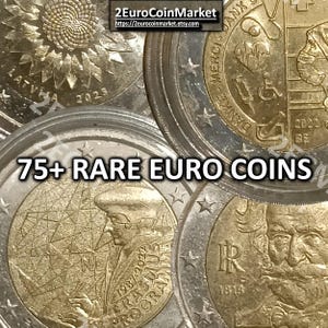 2ユーロ硬貨は希少です - Etsy 日本