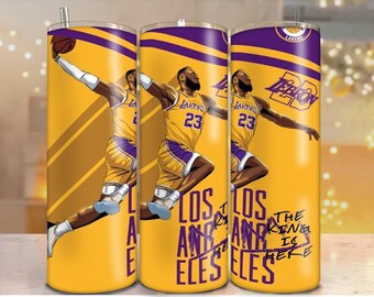 LeBron Lakers Dunk Tumbler 20oz sublimation tumbler wrap jpg.