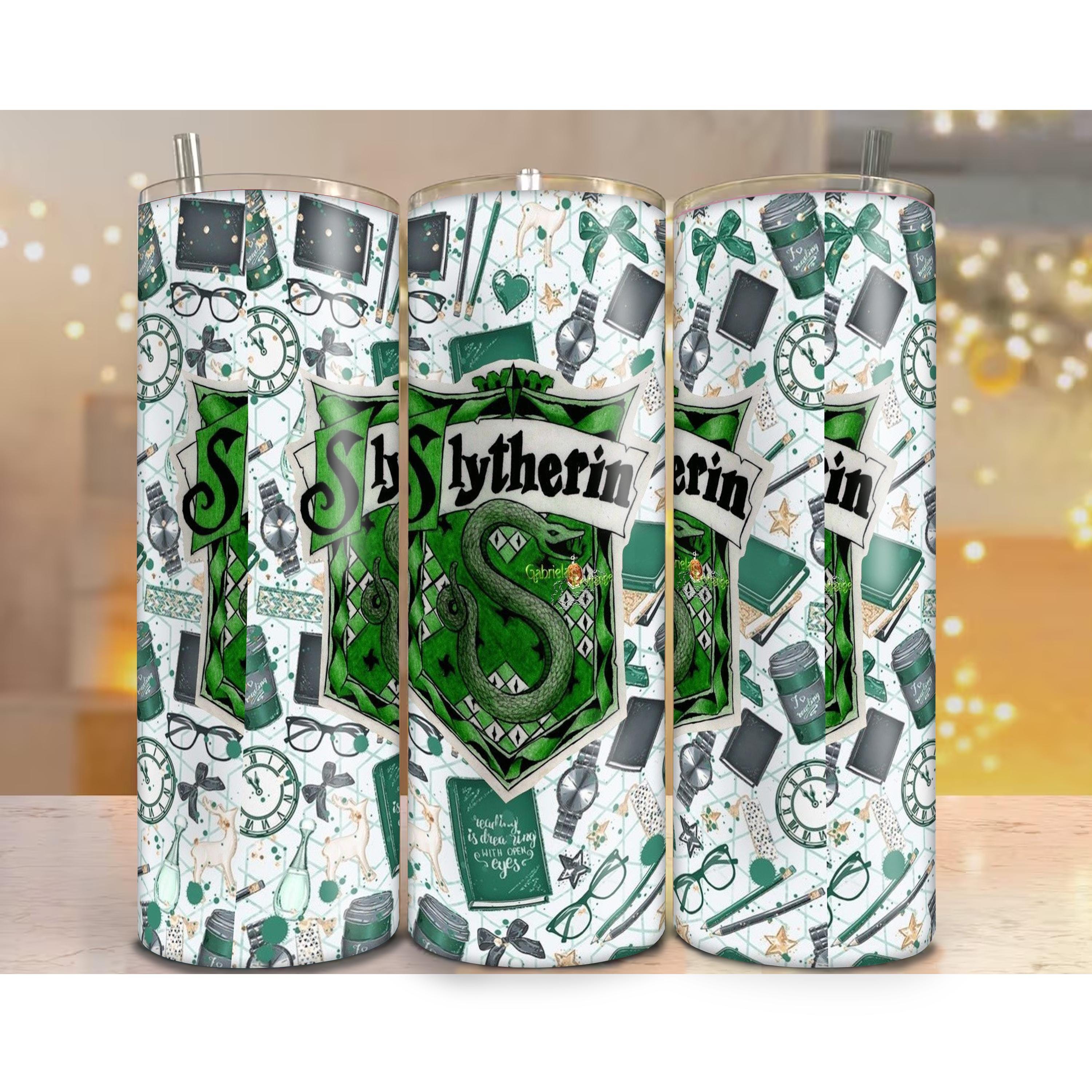 Slytherin Tumbler Wrap Design 20oz sublimation tumbler wrap jpg.