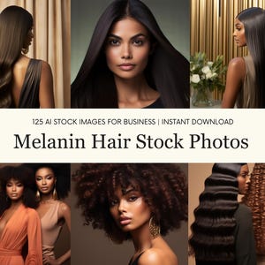 Hair Models AI Stock Photos Business Beauty Stock Photos for Social Media Beauty Branding Digital Marketing Hair Stock Photos Hair Photos