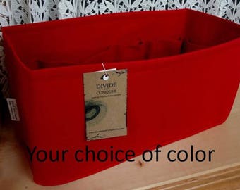 Fits Speedy 35 / Purse ORGANIZER Shaper / 13 x 6 x 6H / Sturdy / with flexible ends & wipe-clean bottom / You choose color