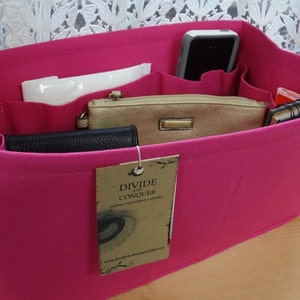 Fits older style Neverfull MM / Snug or Relaxed fit / 12 x 6 x 6H or 11.5 x 5.5 x 6H / STURDY / Wipe-clean bottom & flexible ends image 2