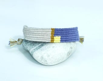 Handwoven bracelet, women&#39;s bracelet, textile jewelry, women&#39;s gift, boho bracelet, textile bracelet, handwoven bracelet