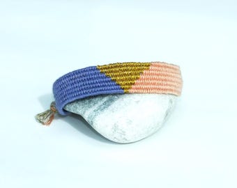 Handwoven bracelet, women&#39;s bracelet, textile jewelry, women&#39;s gift, boho bracelet, textile bracelet, handwoven bracelet
