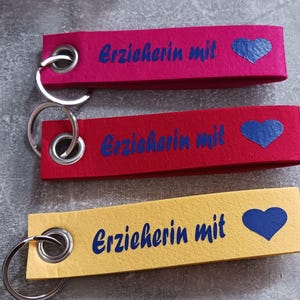 Keychain felt gift