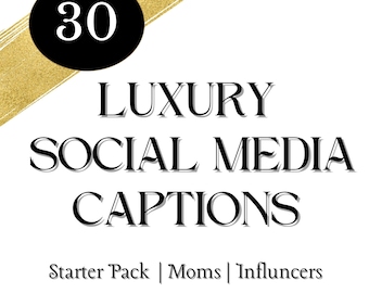 30 frases para redes sociales / Paquete de frases para Instagram / Contenido listo para usar / Frases para TikTok y Pinterest / Contenido de marca personal para mujeres